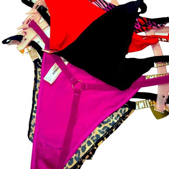 New Juicy Couture 5-Pack G-String Thong Underwear Panties - Picture 2 of 8